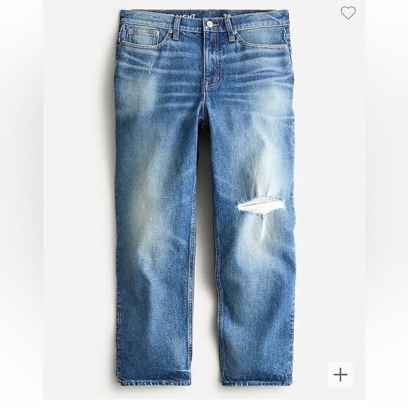 J. Crew Denim - J Crew High-rise '90s classic straight-fit jean in Vesey Street Wash Size
